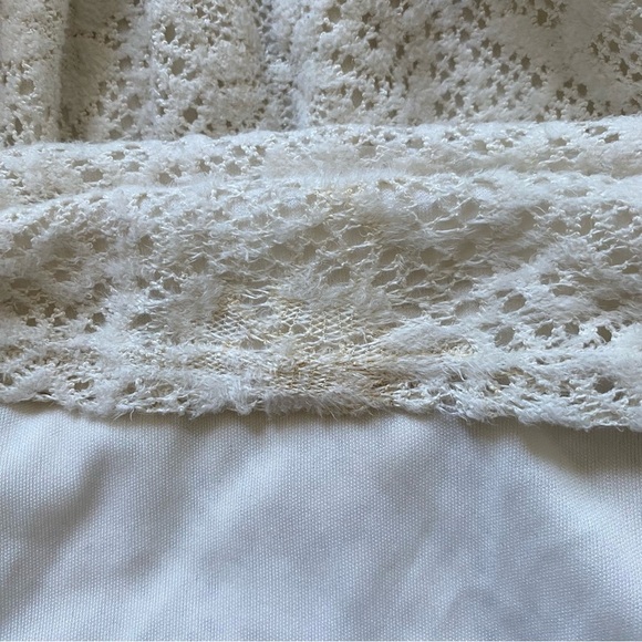 VaVa by Joy Han ~ Ivory Lace Shift Dress ~ Tassels ~ Western ~ Size M - Picture 5 of 5